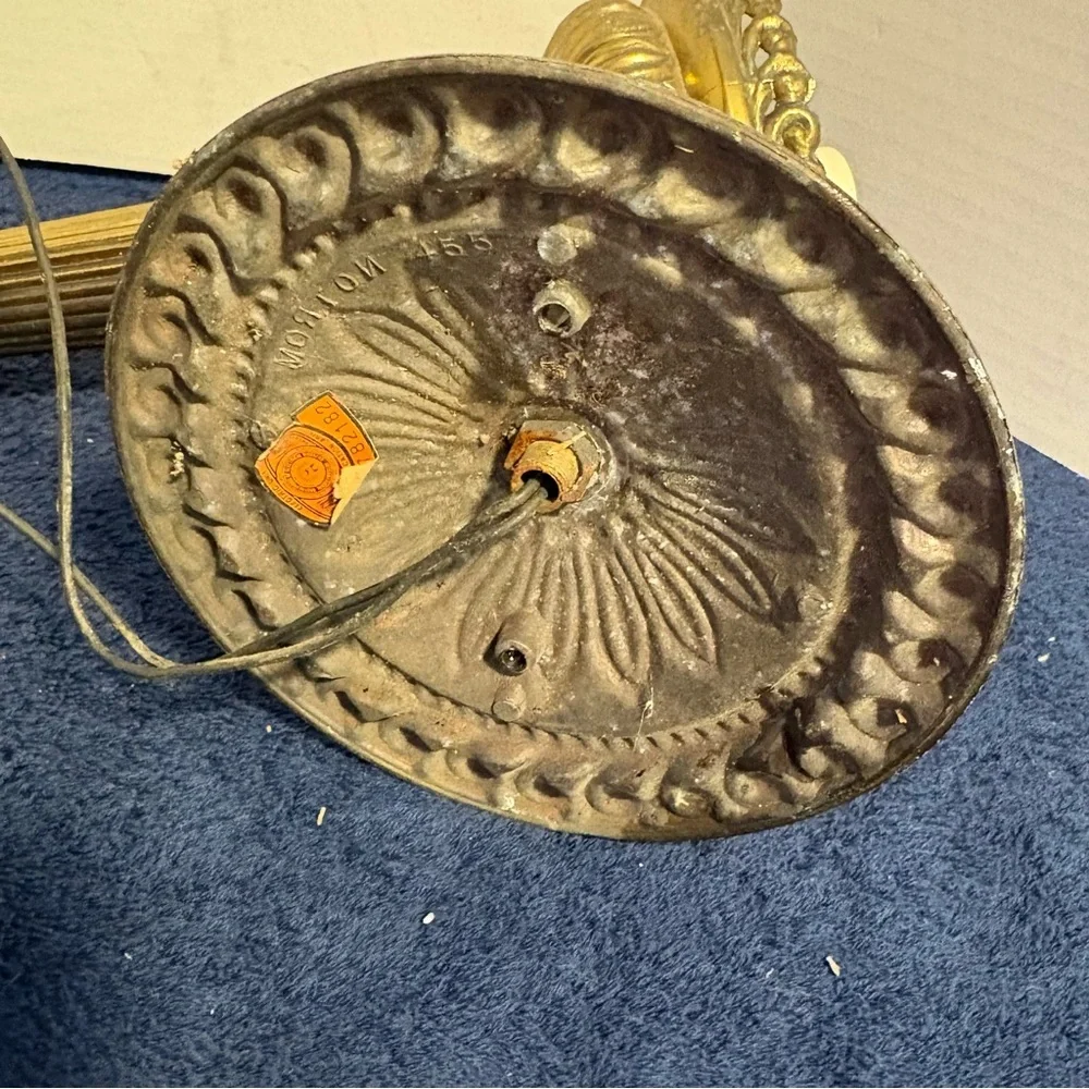 Vtg MCM 1960s Italian Style Amber Glass Wall Sconce Light Fixture 24” Morton 455
